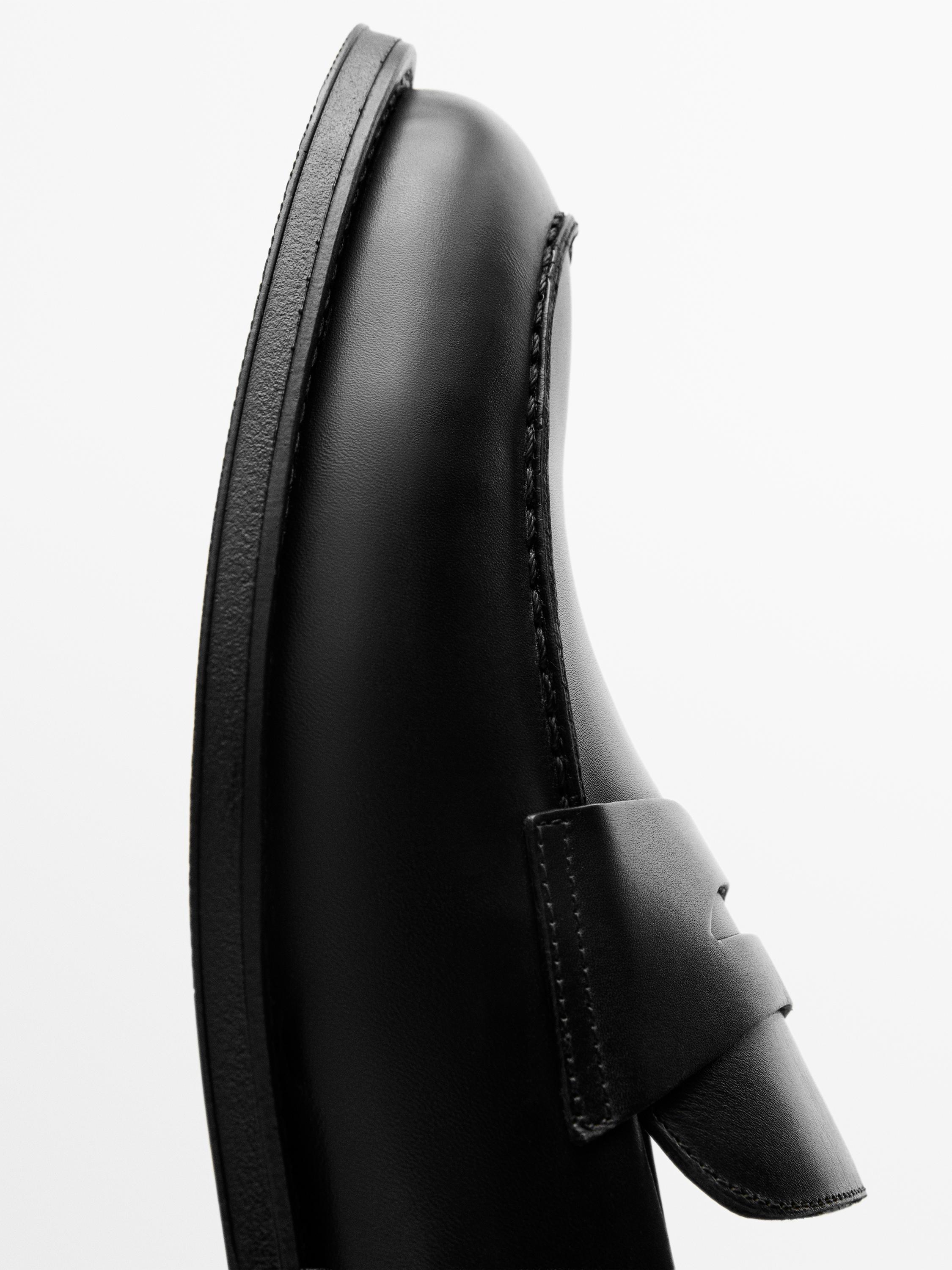 Mocassins habillés en cuir